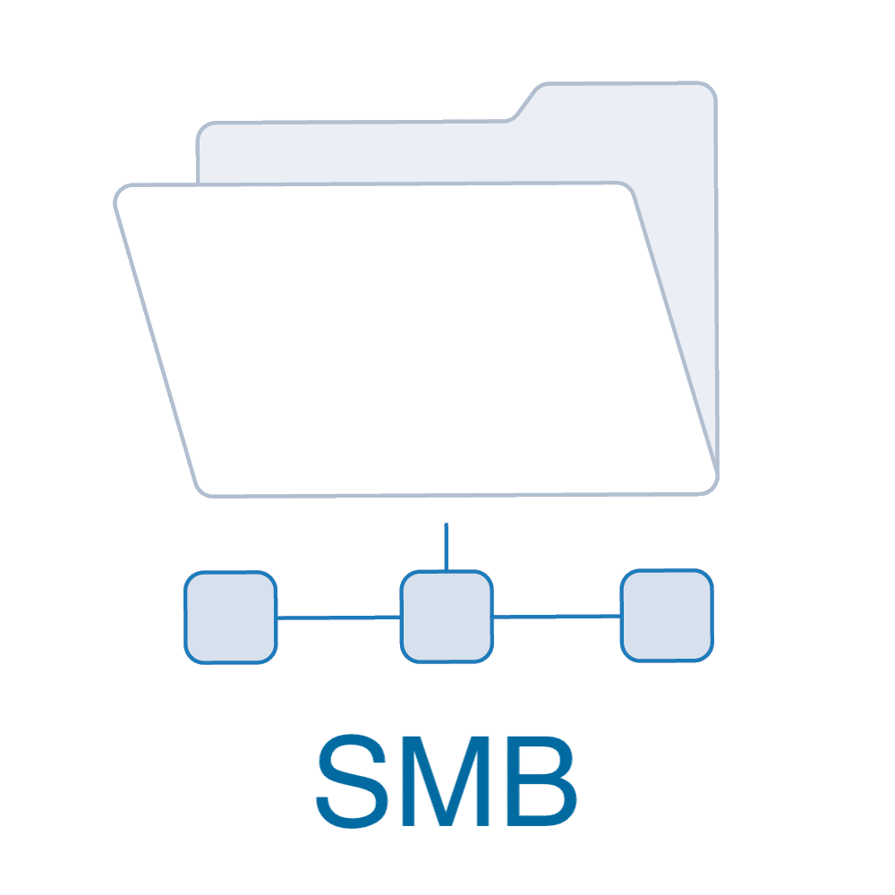 Server Message Block (SMB) icon, representing a communication protocol for transferring files.